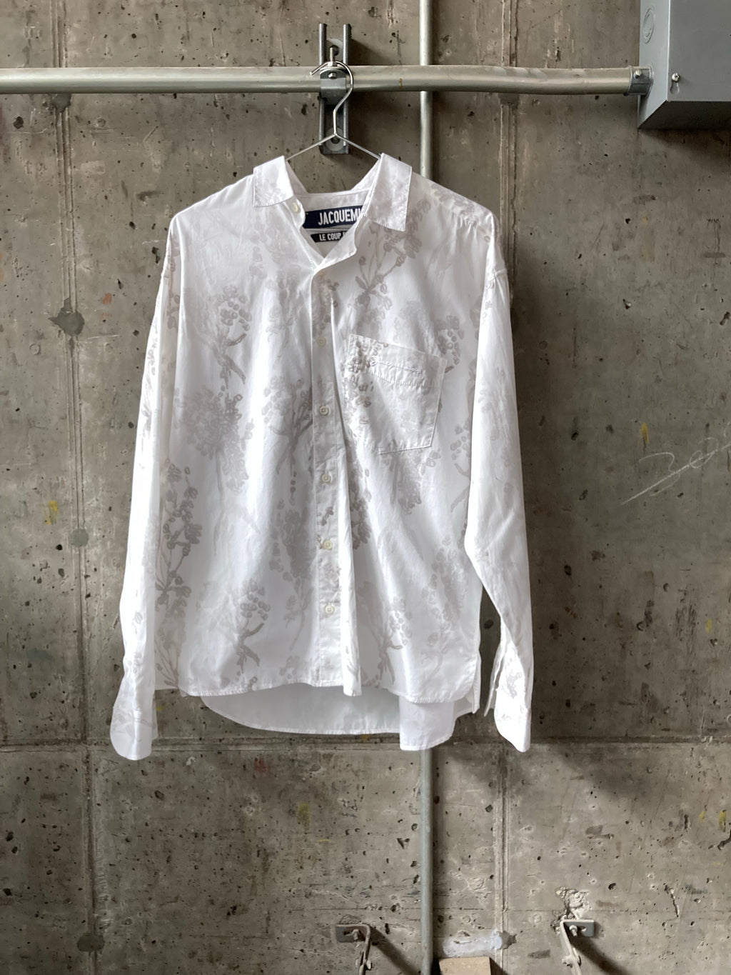 (M) Jacquemus Floral Printed Shirt
